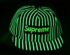 Full-piece LED light shining effect, baseball cap, big head cap, custom light cap Application Scenario
